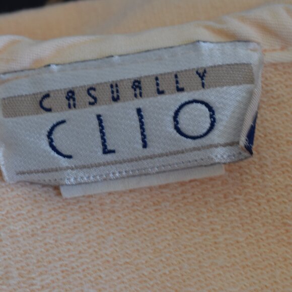 Vintage‎ 80s All Cotton Pale Yellow/Orange Sweatshirt size M - Picture 13 of 13